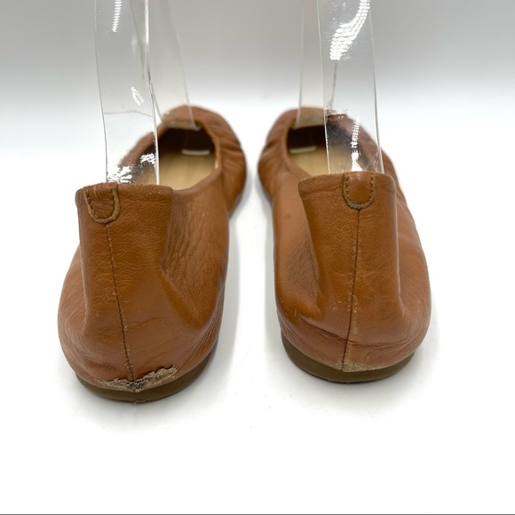J. Crew brown leather ballet flats size 10 - Picture 5 of 8